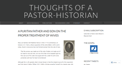Desktop Screenshot of pastorhistorian.com